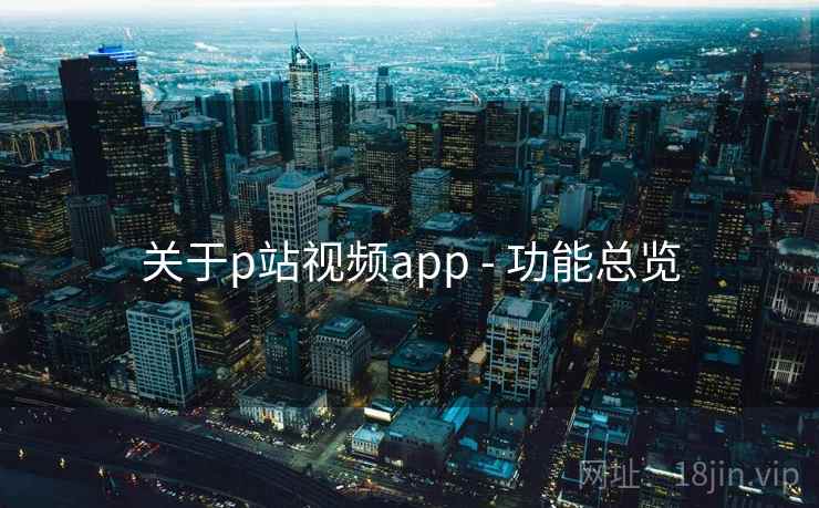 关于p站视频app - 功能总览